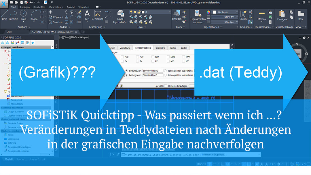 SOFiSTiK Quicktipp - Was passiert wenn ich ... - Änderungen nachverfolgen