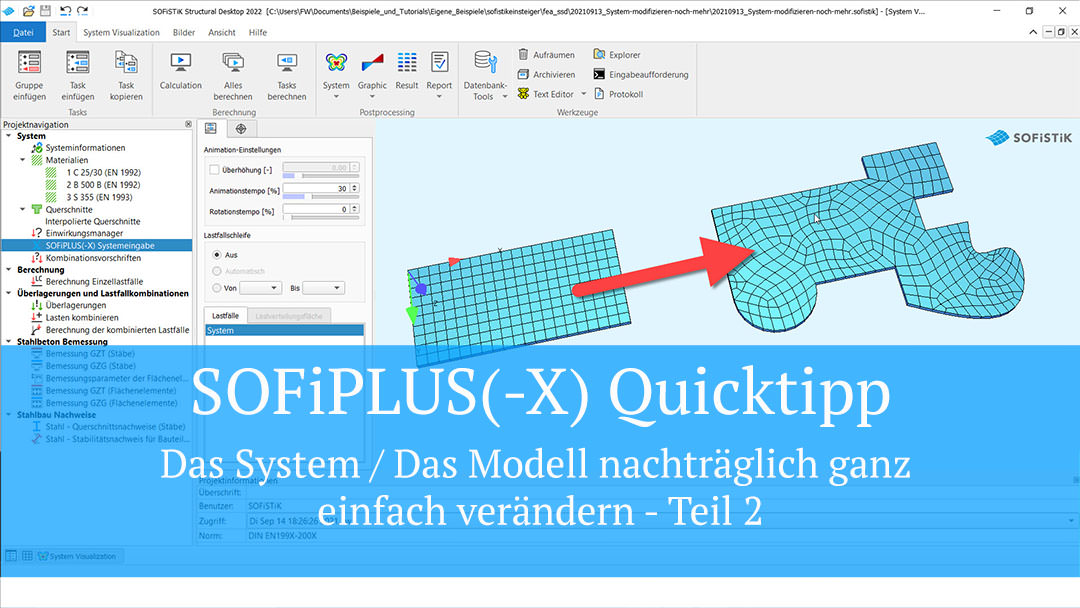 SOFiPLUS(-X) Quicktipp - Das System / Das Modell nachträglich ganz einfach verändern - Teil 2